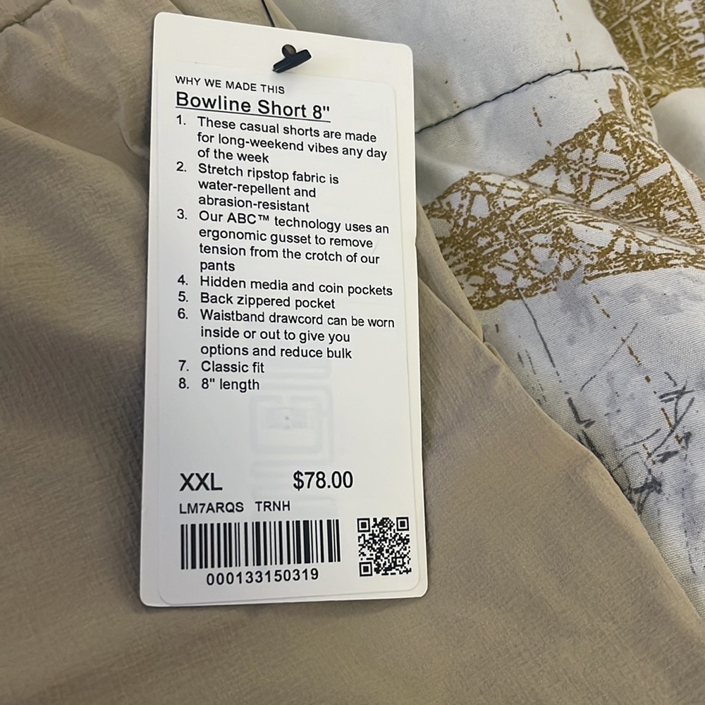 Lululemon Athletica Bowline Men's Shorts  XXL - Picture 2 of 3